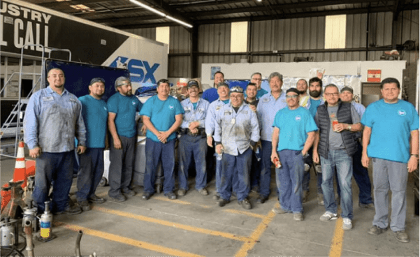 Kentucky trailer staff posing for group photo